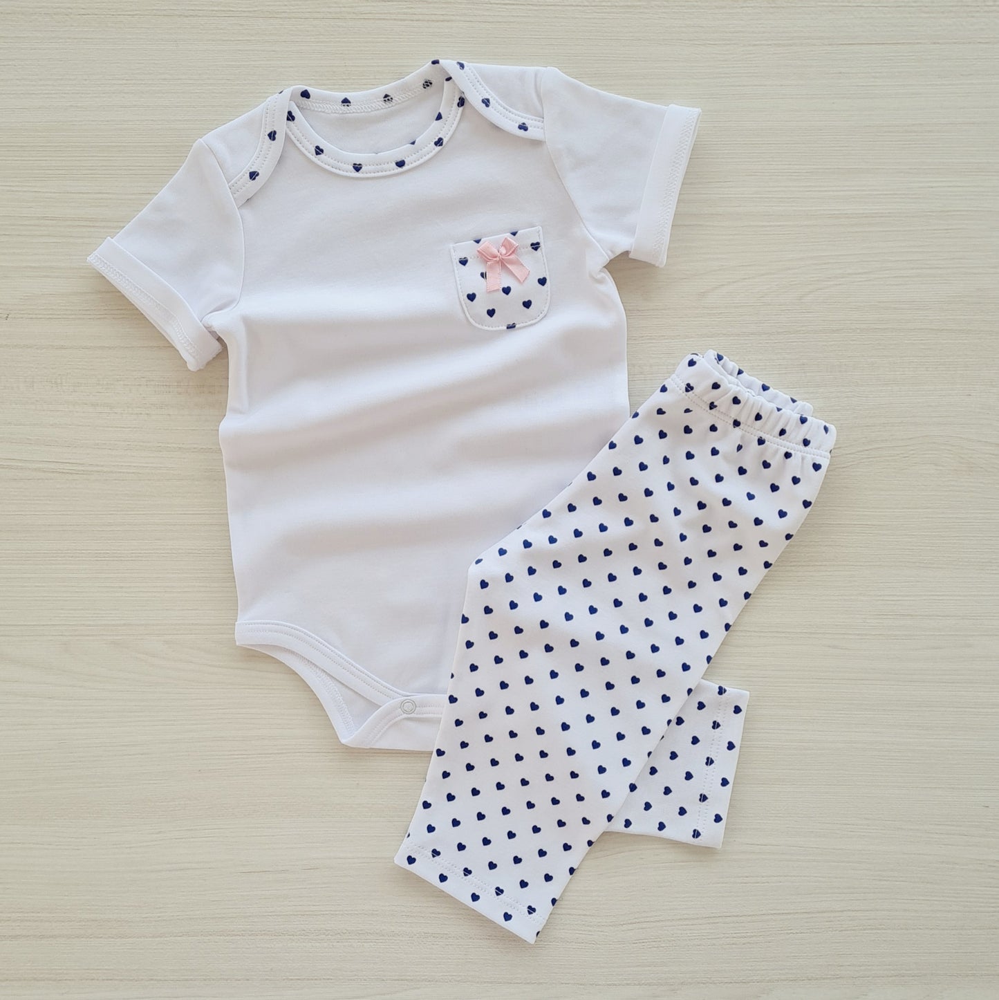 Hearts short body + pants - Kuttie U Israel