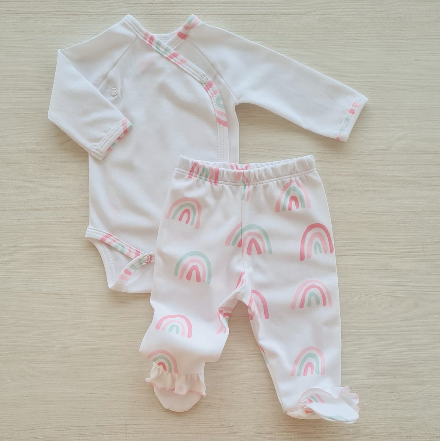 Rainbow long body + pants - Kuttie U Israel