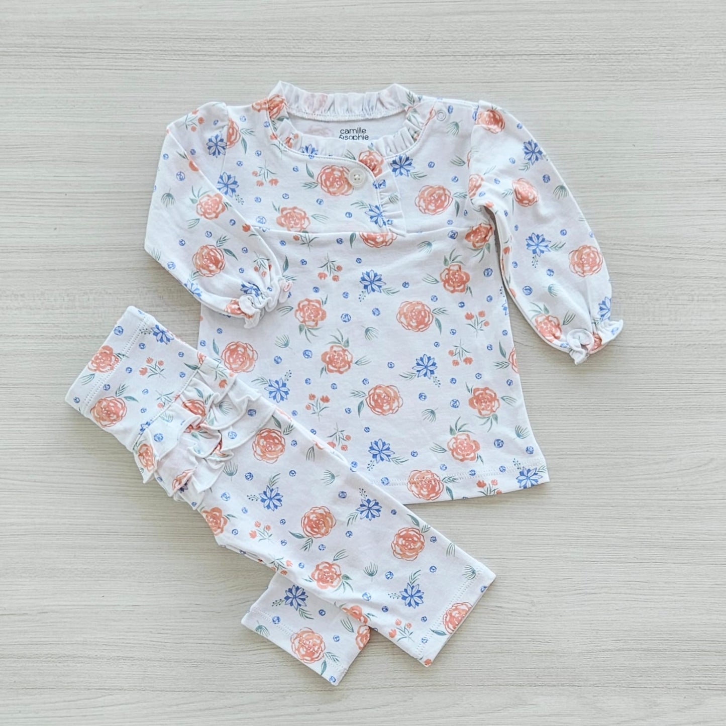 Autumn Flowers Long Pajama