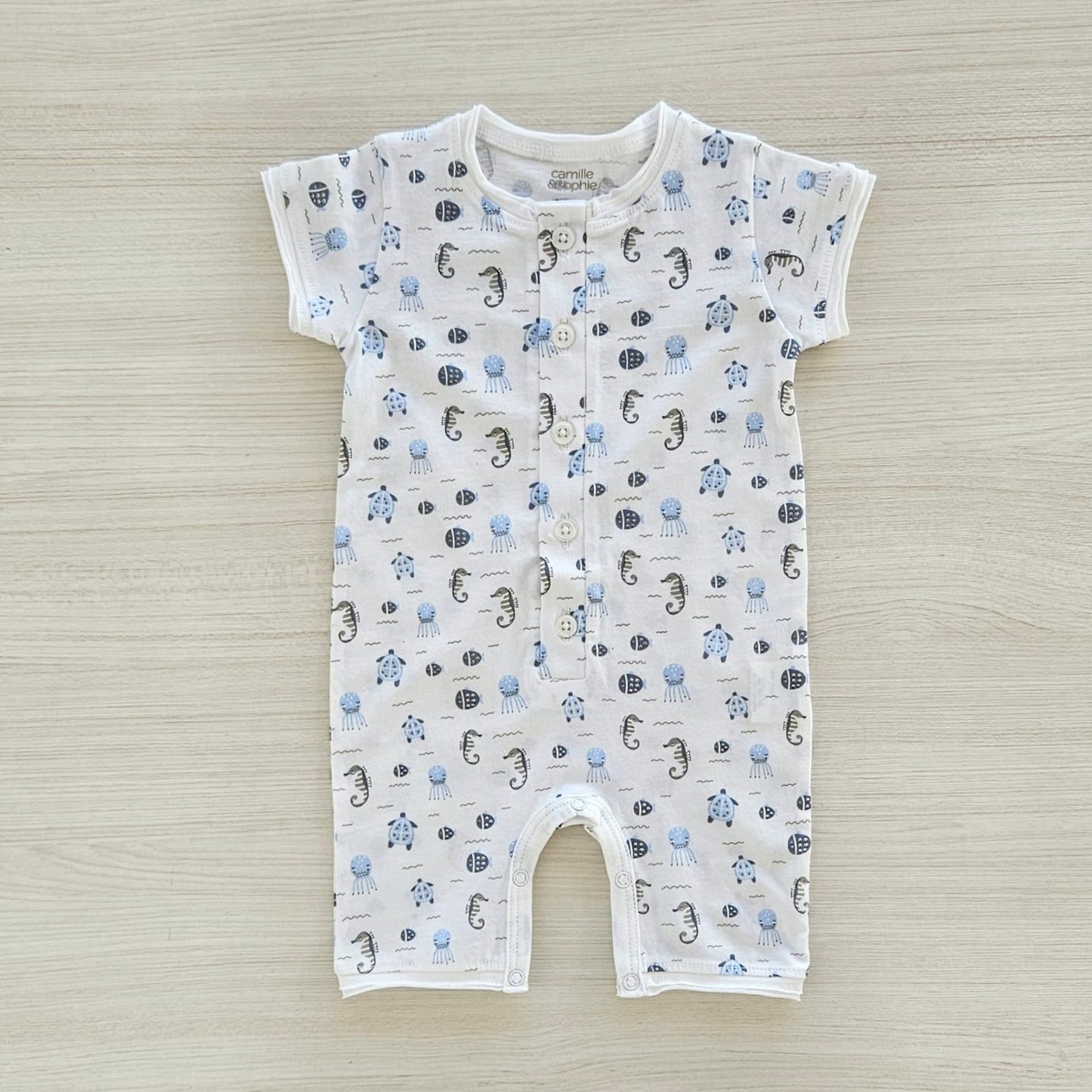Ocean Friends Henley Romper
