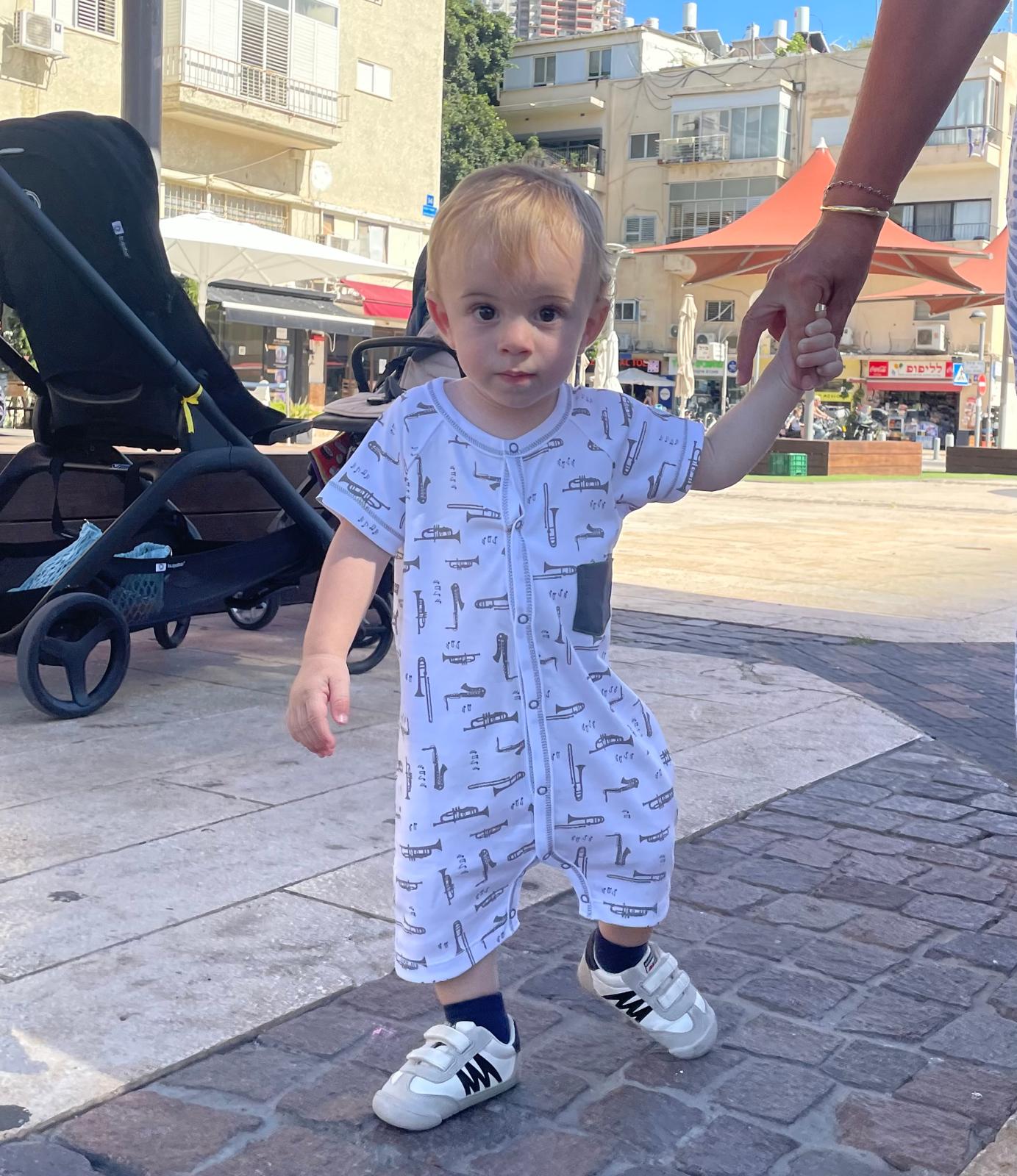 Raccoon Short Romper