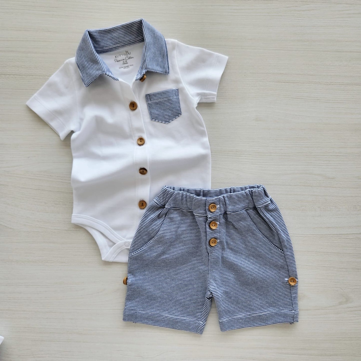 Polo Shirt Two-Piece Set