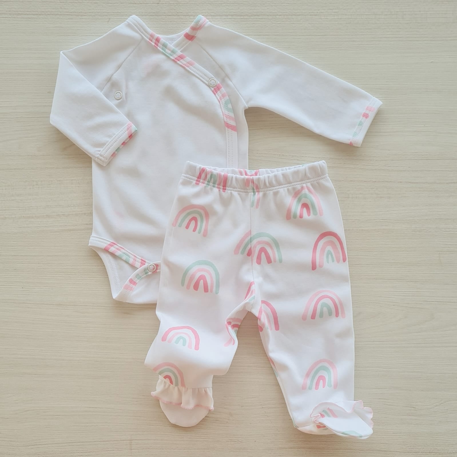 Rainbow long body + pants - Kuttie U Israel