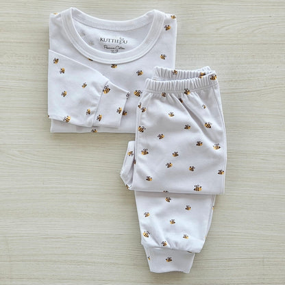 פיג'מה ארוכה דבורים