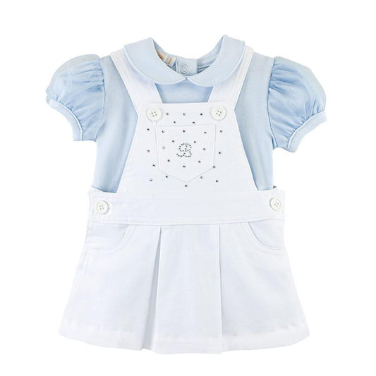 Sky Charm Overall Dress