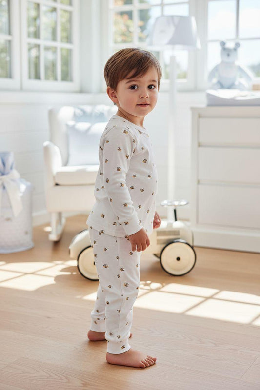 פיג'מה ארוכה דבורים