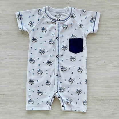 Raccoon Short Romper